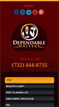 Mobile Screenshot of dependablewaiters.com